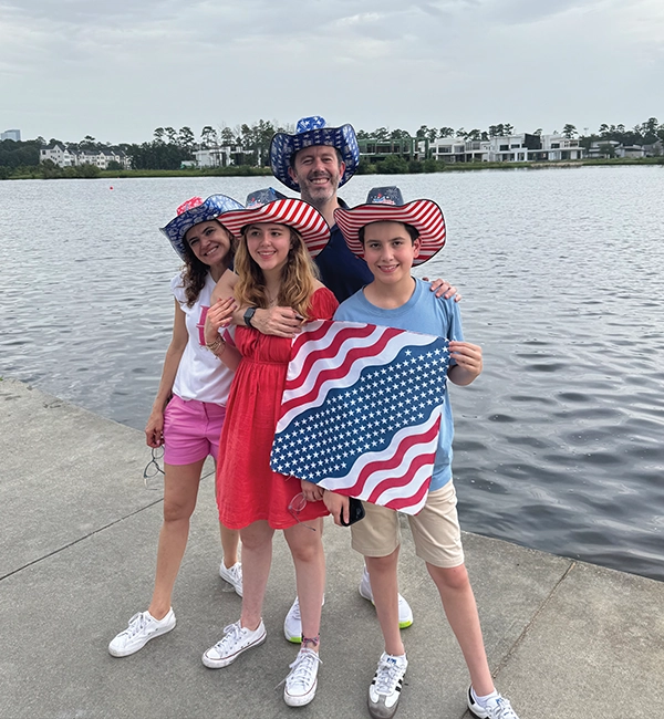 Larry Rubin with Family